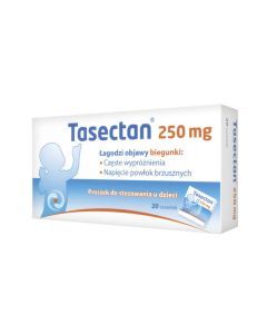 Tasectan, 250 mg, proszek, dla dzieci, 20 saszetek