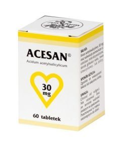 Acesan, 30 mg, tabl., 63 szt