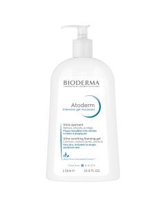 Bioderma Atoderm Intensive, żel oczyszczający i natłuszczający, 1 l