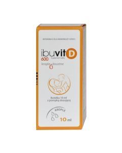 Ibuvit D 600, krople doustne, 10 ml