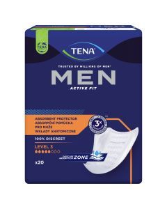 TENA Men Super, wkłady anatomiczne, level 3, 20 szt.