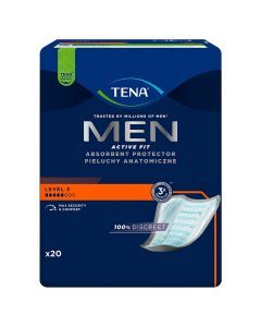 TENA Men Super, wkłady anatomiczne, level 3, 20 szt.