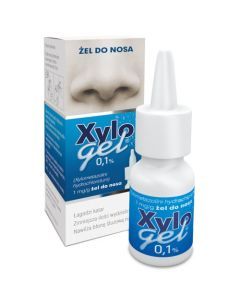 Xylogel, 0,1%, żel do nosa w butelce z dozownikiem, 10 g