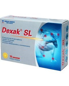 Dexak SL, 25 mg, granulki do sporządzania roztworu doustnego w saszetkach, 10 szt.