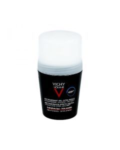 Vichy Homme, dezodorant-antyperspirant 48h, skóra wrażliwa, roll-on, 50 ml