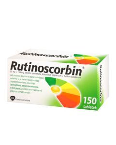 Rutinoscorbin, tabletki powlekane, 150 szt.