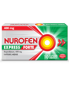 Nurofen Express Forte, 400 mg, kapsułki miękkie, 10 szt.