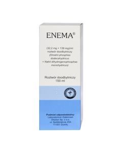 Enema, roztwór doodbytniczy, 150 ml 