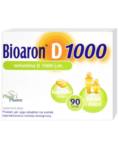 Bioaron Witamina D 1000 j.m., kapsułki miękkie, 90 szt.