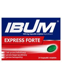 Ibum Express Forte, 400 mg, kapsułki miękkie, 24 szt.