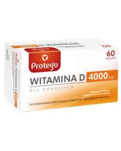 Protego Witamina D 4000, kapsułki, 60 szt.