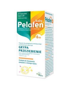 Pelafen Baby 6m+, kapsułki twist-off, 20 szt.