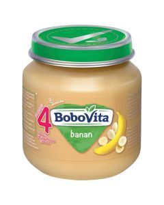 BoboVita, banan, 4 m+, 125 g