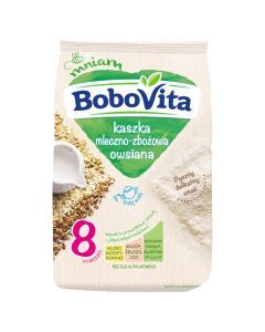 BoboVita, kaszka mleczno-zbożowa, owsiana, 8 m+, 230 g
