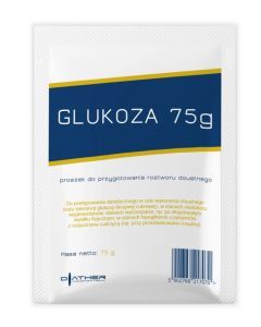 Glukoza, proszek do przygotowania roztworu doustnego, 75 g