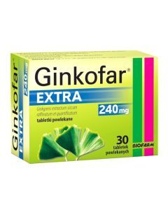 Ginkofar Extra, 240 mg, tabl.powl., 30 szt