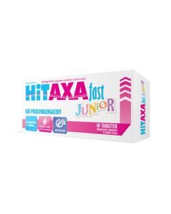 Hitaxa Fast Junior, 2,5 mg, tabletki ulegające rozpadowi w jamie ustnej, 10 szt.