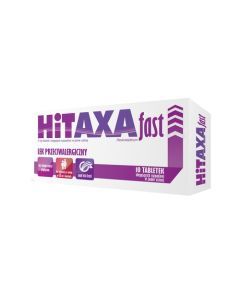 Hitaxa Fast, 5 mg, tabletki ulegające rozpadowi w jamie ustnej, 10 szt.