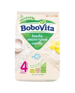 BoboVita, kaszka mleczno-ryżowa, wanilia, 4 m+, 230 g