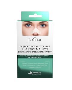 L`Biotica, plast.,gleboko oczyszczajace,na nos, 3 szt