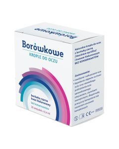 Borowkowe, krople do oczu, 0,4 ml, 20 minim.