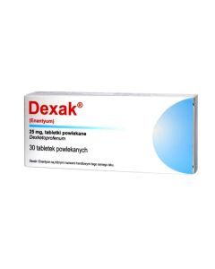 Dexak, 25 mg, tabletki powlekane, 30 szt. (import równoległy, Delfarma)