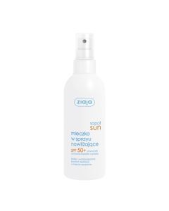 Ziaja Sopot Sun, mleczko w sprayu nawilżające, SPF 50+, 170 ml