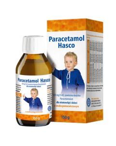 Paracetamol Hasco o smaku pomarańczowym, 120mg/5ml, zawiesina doustna, 150 g