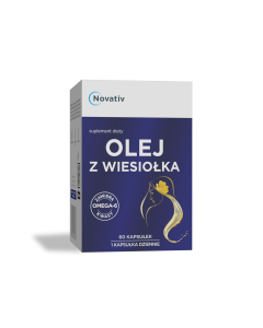 Novativ Olej z wiesiołka, kapsułki, 60 sztuk