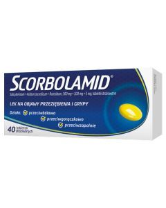 Scorbolamid, tabletki drażowane, 40 szt.