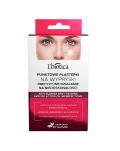 L`Biotica, plast.,punktowe,na wypryski, 3x12szt