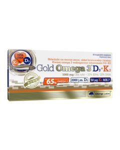 Olimp Gold Omega 3 D3 + K2, kapsułki, 30 szt.