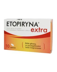 Etopiryna Extra, tabletki, 10 szt.