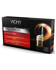 Vichy Dercos Aminexil Clinical 5, kuracja przeciw wypadaniu włosów dla mężczyzn, 6 ml, 21 ampułek