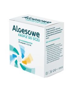 Aloesowe, krople do oczu, 0,4 ml, 20 amp