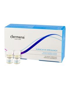 Dermena Hair Care, kuracja do włosów osłabionych, nadmiernie wypadających, 5 ml, 15 ampułek