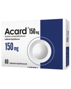 Acard, 150 mg, tabletki dojelitowe, 60 szt.