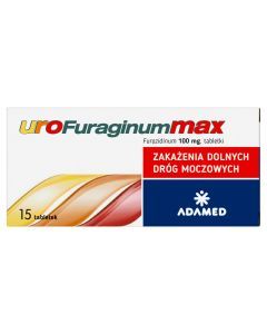UroFuraginum Max, 100 mg, tabletki, 30 szt.