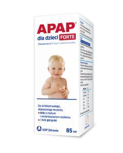 Apap dla dzieci forte, 40 mg/ml, zawiesina doustna, 85 ml