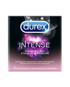 Durex Intense, prezerwatywy, 3 szt.