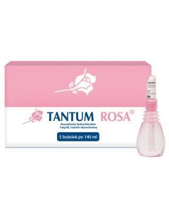 Tantum Rosa, 1 mg/ml, roztwór dopochwowy, 140 ml, 5 butelek