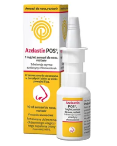 Azelastin POS, 1 mg/ml, aerozol do nosa, 10 ml