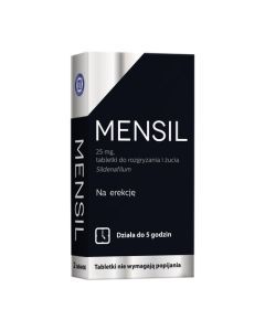 Mensil, 25 mg, tabletki do rozgryzania, żucia, 2 szt.