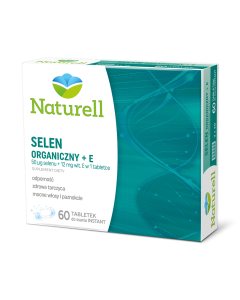 Naturell Selen Organiczny + E, tabletki do ssania, 60 szt.