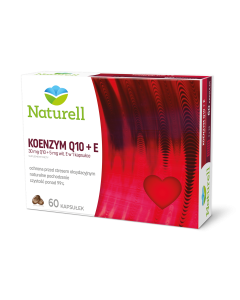 Naturell Koenzym Q10 + E, kapsułki, 60 szt.