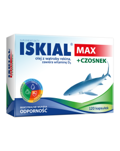 Iskial MAX + Czosnek, kapsułki, 120 szt.