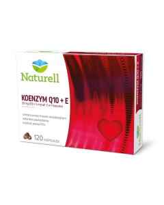 Naturell Koenzym Q10 + E, kapsułki, 120 szt.