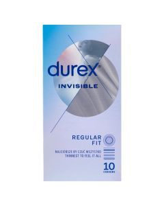 Durex Invisible, prezerwatywa dla większej bliskości, 10 szt.