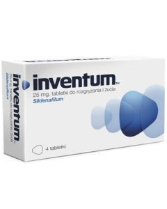 Inventum, 25 mg, tabletki do rozgryzania, żucia, 4 szt.