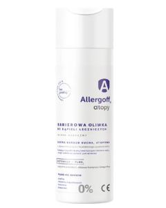 Allergoff, barierowa oliwka do kąpieli leczniczych, 200 ml